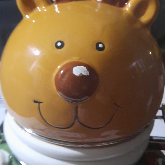 RUDOLPH  CHRISTMAS COOKIES 🍪 CANISTER - Picture 2 of 9